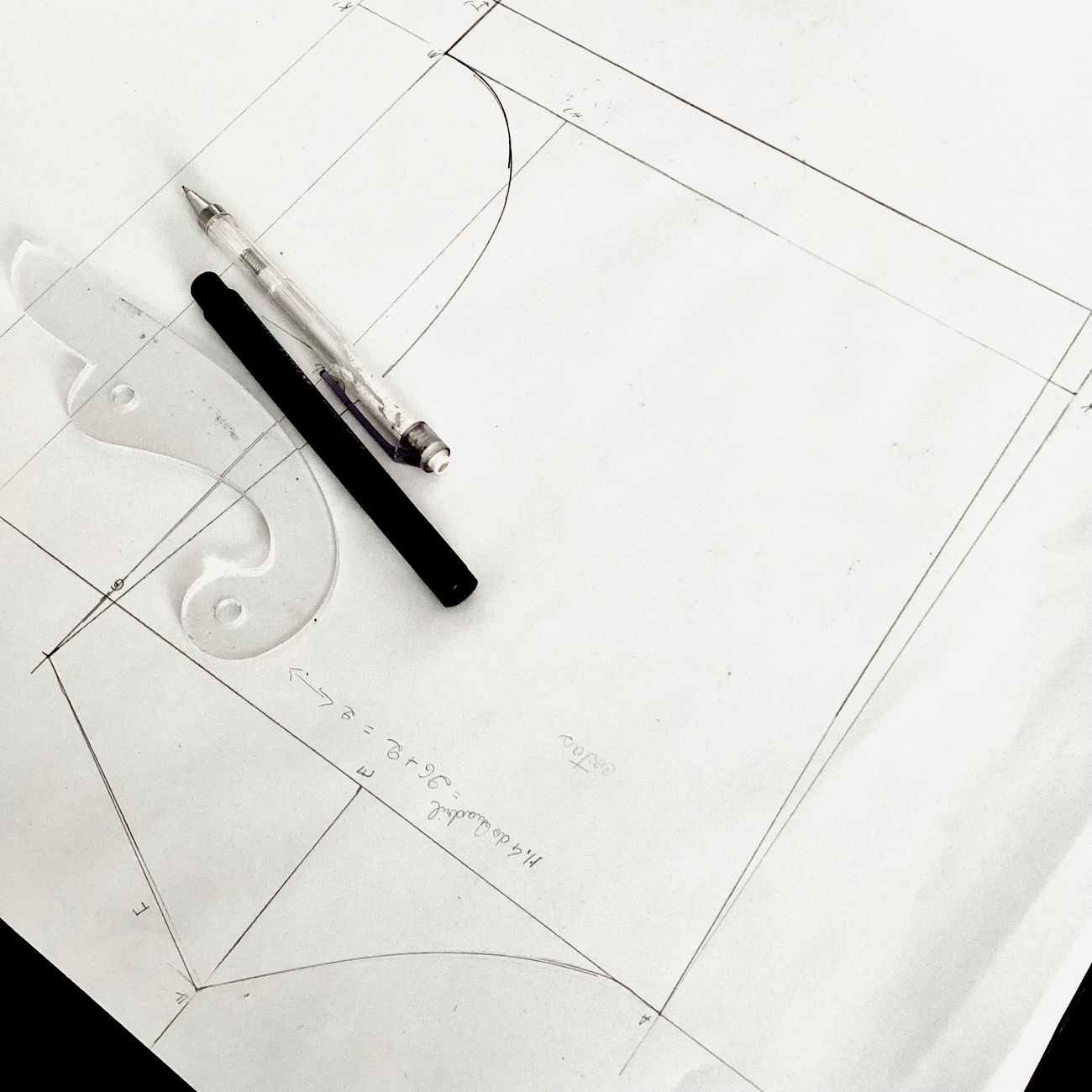 Producing CAD drawings using manual techniques