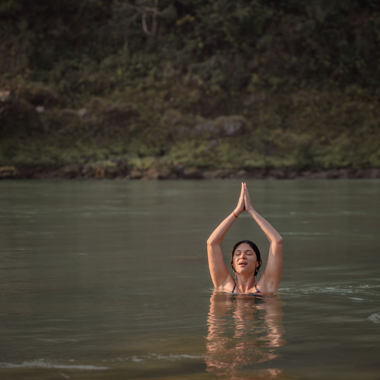 Practicing Aquatic Yoga and Tai Chi